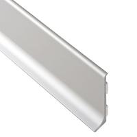 Плинтус алюминиевый Diele ПЛ60,  серебро люкс