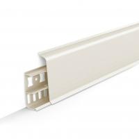 Плинтус Deconika Кремово белый 70мм