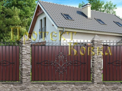 Кованый забор ОСТ Олимпия МП