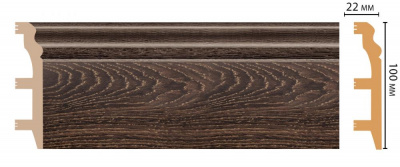 Плинтус Decomaster D232-81 2,4 м (100x22*2400)