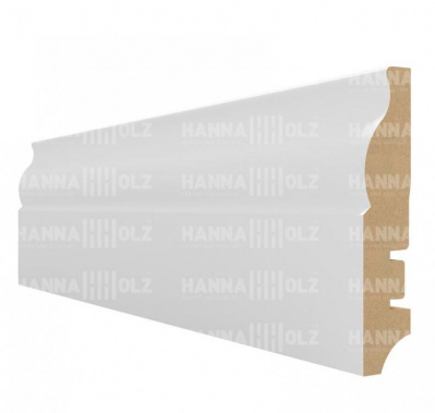 Плинтус Hannahholz 81-304 2,4 м (Белый)
