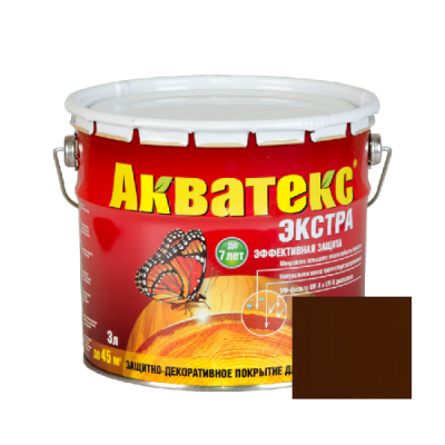 Акватекс Экстра "Каштан" 3 л. Акватекс Экстра "Каштан" 3 л.