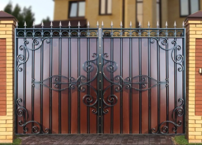 Кованые ворота Олимпия МП