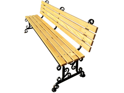 Скамейка Римская со спинкой, 1.5м (1500х720х850), 2м (2000х720х850)