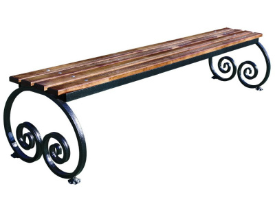 Скамейка Волна 30 1.5м (1500х570х465) 2м (2000х570х465)