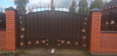 Кованые ворота Дворянские Лоза Кованые ворота Дворянские Лоза