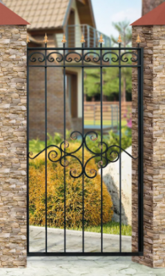 Кованые калитки Олимпия прямая