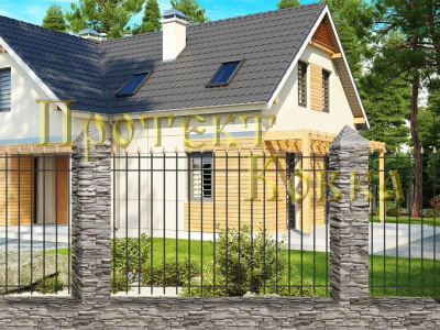 Кованый забор ОСТ 15-00 Кованый забор ОСТ 15-00