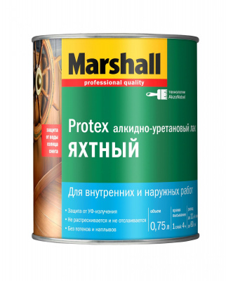 Marshall Яхтный лак (полуматовый) 0,75л