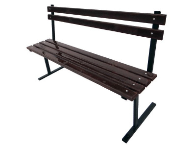 Скамейка СП со спинкой 1.5м (1500х500х900)