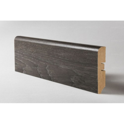 Плинтус Hannahholz Дуб Темный (2400x81x16)