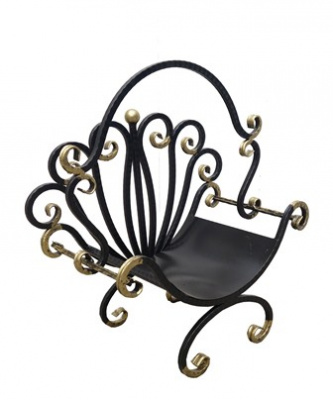 Кованая дровница №4