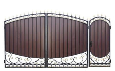 Калитка к кованым воротам №44