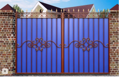 Кованые ворота МП