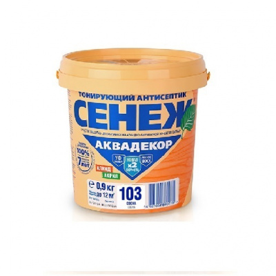 Антисептик тонирующий Сенеж Аквадекор 103 "Сосна" 0,9 кг