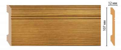 Плинтус Decomaster D105-73 2,4 м (107x12*2400)