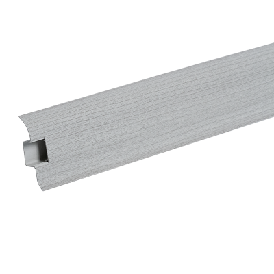 Плинтус Идеал классик 55 Ясень серый