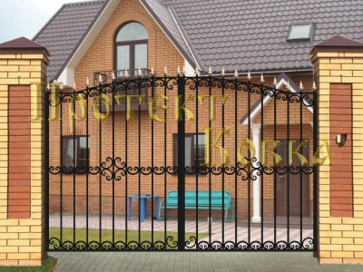 Кованые ворота №20