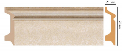 Плинтус Decomaster D122-18d 2,4 м (78x21*2400)