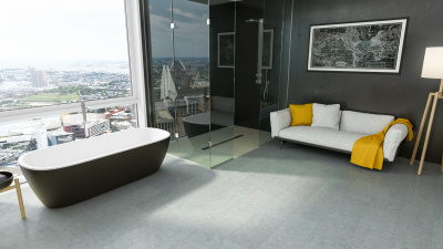 Кварцевый ламинат Fargo Stone Горный Хрусталь JC 11013 Кварцевый ламинат Fargo Stone Горный Хрусталь JC 11013