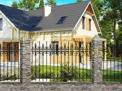 Кованый забор Базовый №14 Кованый забор Базовый №14