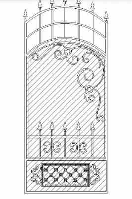 Кованые калитки Словения 4 Кованые калитки Словения 4