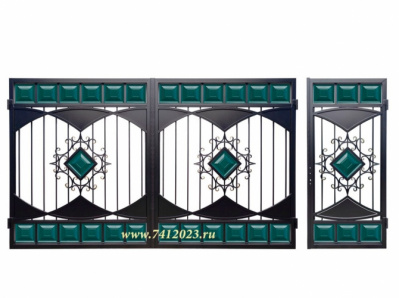 Калитка к филенчатым воротам №60