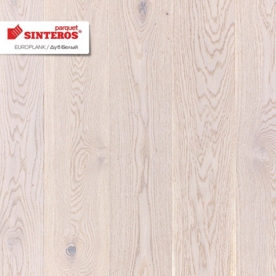 Паркетная доска Sommer Europlank Дуб белый Однополосная