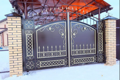 Кованые ворота Словения №4