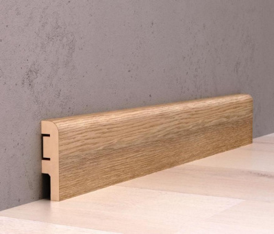 Плинтус Decomaster Дуб Корсика 2400х60х16 мм (Artiva)