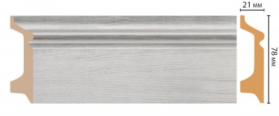 Плинтус Decomaster D122-84 2,4 м (78x21*2400)