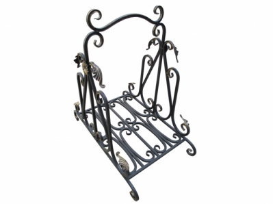 Кованая дровница №6