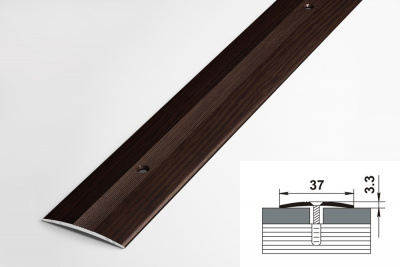 Алюминевый профиль ПС 03 095 Дуб венге 0.9м