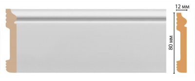 Плинтус Decomaster D005-114 2,4 м (80x13*2400)