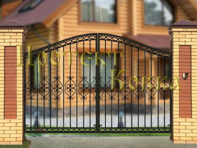 Кованые ворота №11