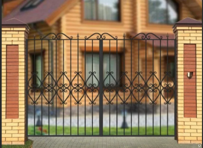 Кованые ворота №21