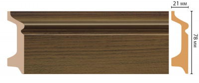 Плинтус Decomaster D122-88 2,4 м (78x21*2400)