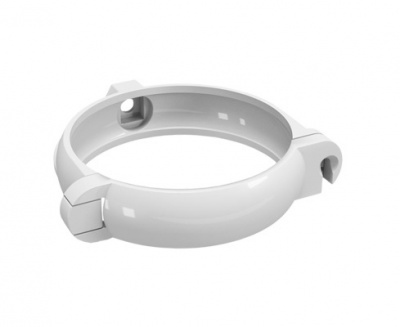 Хомут трубы Fineber 80мм (белый)