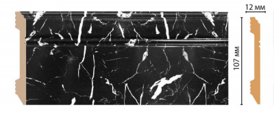 Плинтус Decomaster D105-78 2,4 м (107x12*2400)