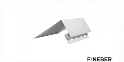 Околооконная планка для сайдинга белая