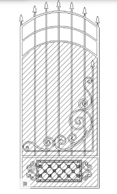 Кованые калитки Словения 2.3 Кованые калитки Словения 2.3