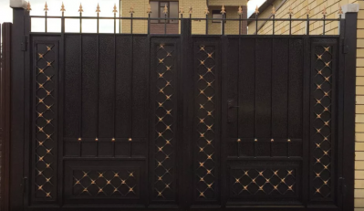 Кованые ворота Классика ПШ