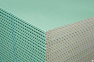 Гипсокартон влагостойкий Danogips 2500х1200х9,5мм (ГКЛВ)