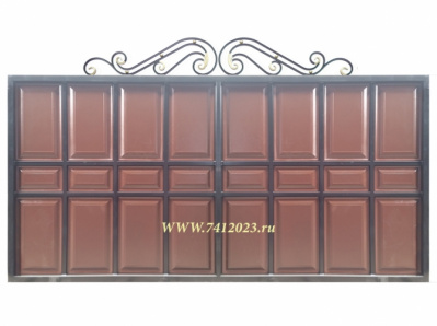 Откатные ворота №48