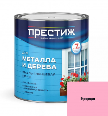 Эмаль Престиж ПФ-115 "Розовая" 1,9л