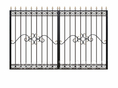 Ворота кованые №20 "Рандеву"