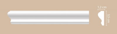 Плинтус Decomaster D157 2000*66*13 мм (Дюропрофиль)