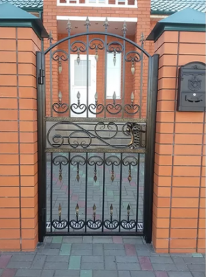 Кованые калитки №14