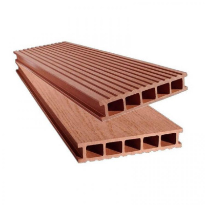Террасная доска EuroDeck Double Терракот