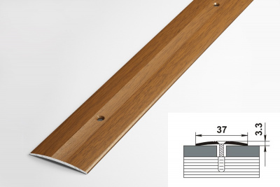 Алюминевый профиль ПС 03 088 Орех 0.9м